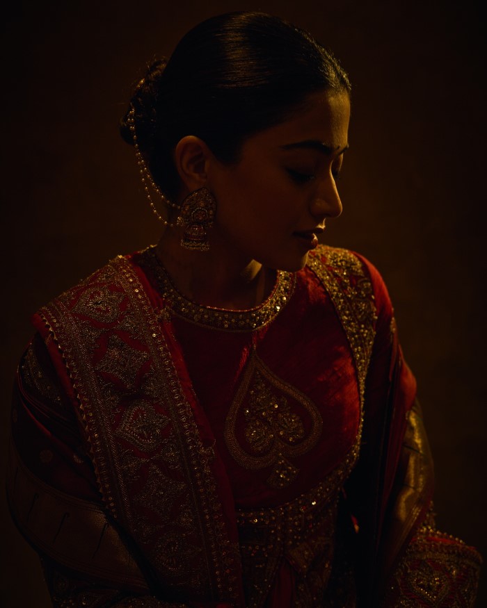 Rashmika mandanna dazzles in elegant anarkali