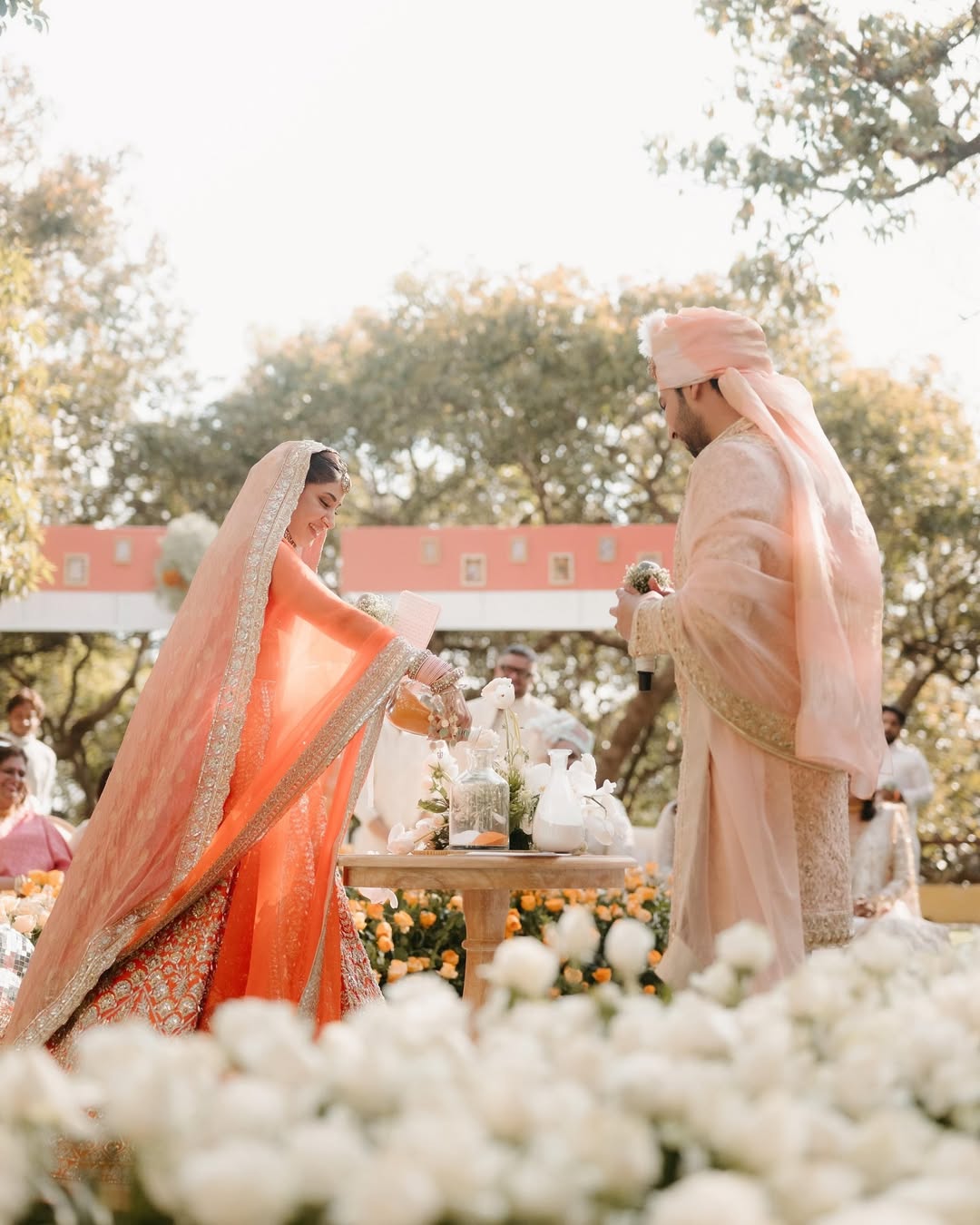Decoding Aashna Shroff's Bridal Look: Designer Manish Malhotra Shares Unseen PICS Of The Newlyweds