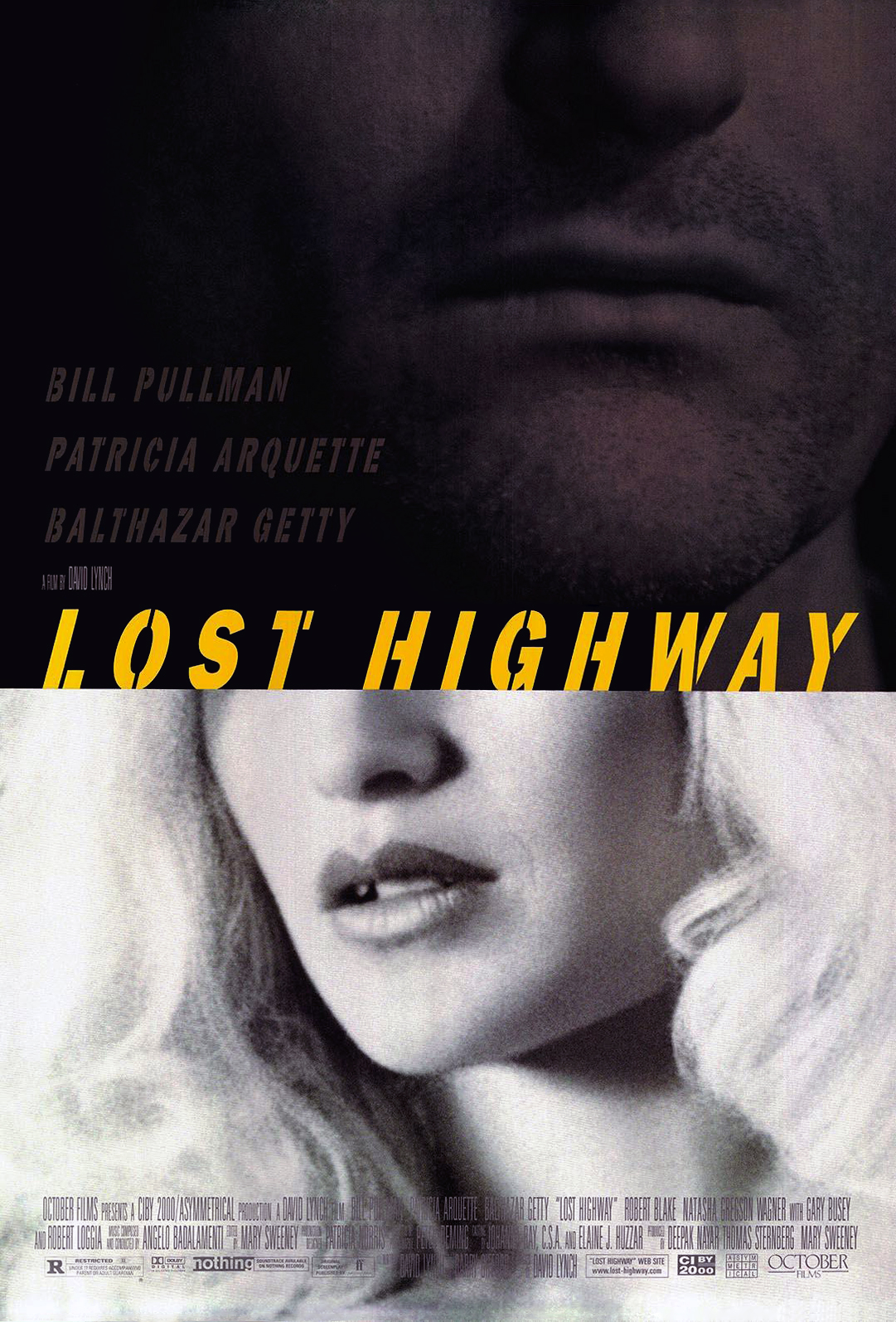 Lost Highway (1997): A mind-bending psychological thriller about a musician who is accused of murder, undergoes a mysterious transformation, and embarks on a surreal journey.
