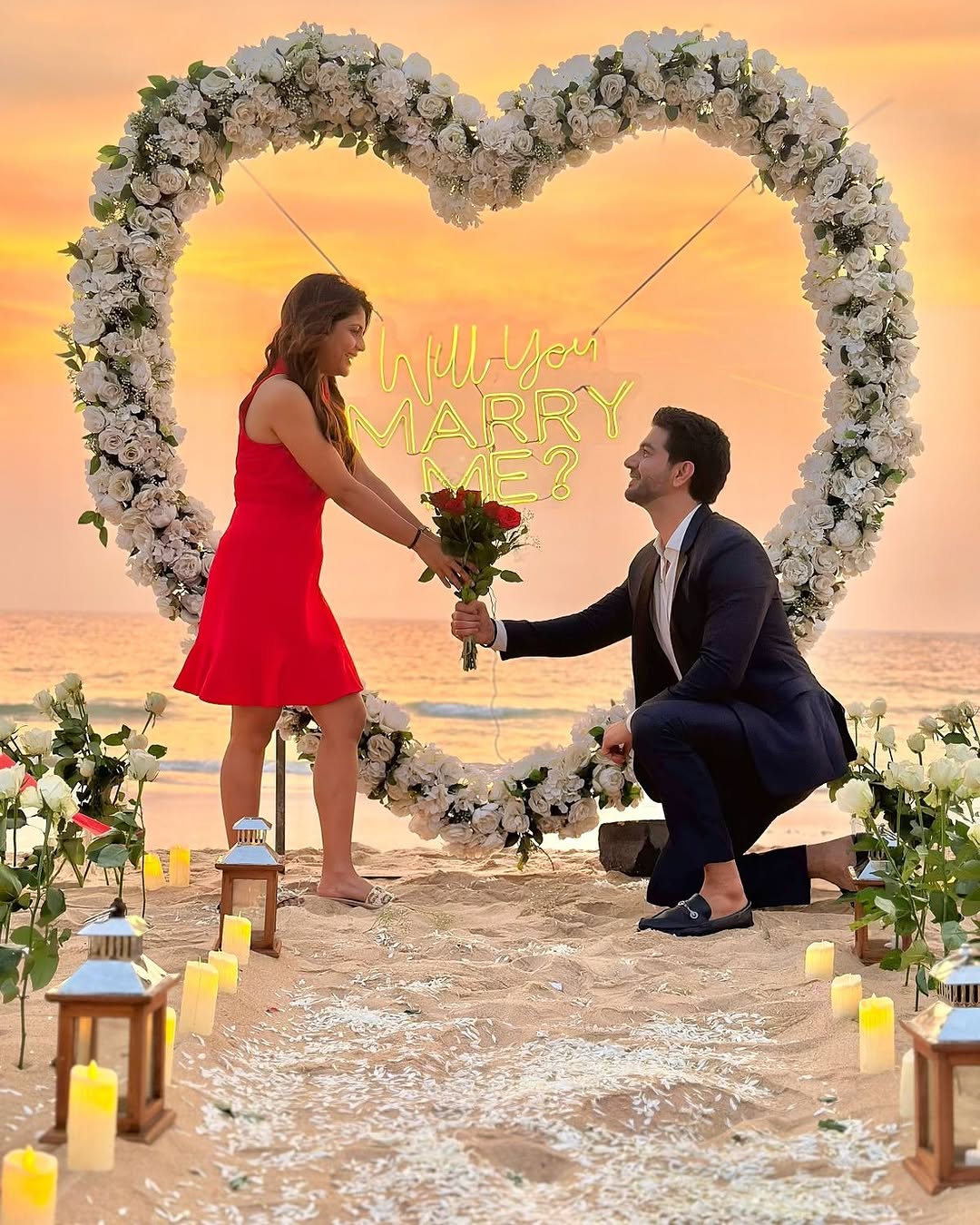 Imlie Actress Megha Chakraborty Shares Heartwarming Beach Proposal PICS