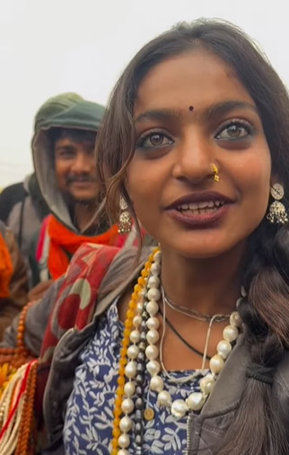 In Pics: Monalisa Bhosle: The 16-Year-Old Sensation from Mahakumbh Mela