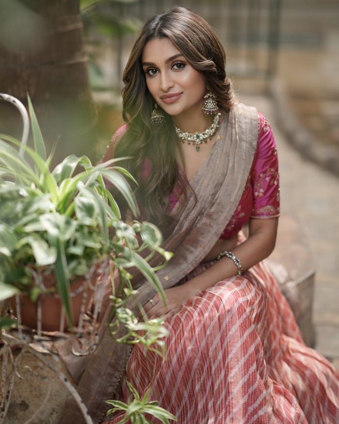 Actress Dhanya Ramkumar Traditional look