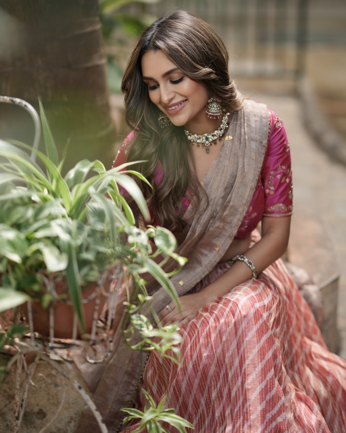Actress Dhanya Ramkumar Traditional look