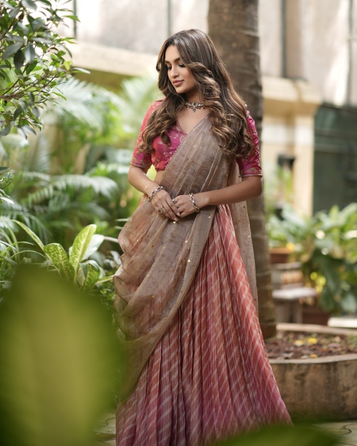 Actress Dhanya Ramkumar Traditional look