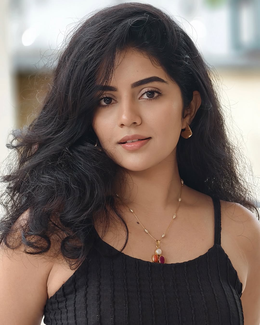 Megha Shetty photoshoot with black top and matching skirt is trending