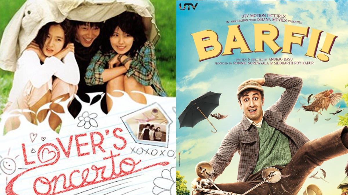 Lover's Concerto  (2002) - Remade as  Barfi!  (2012)