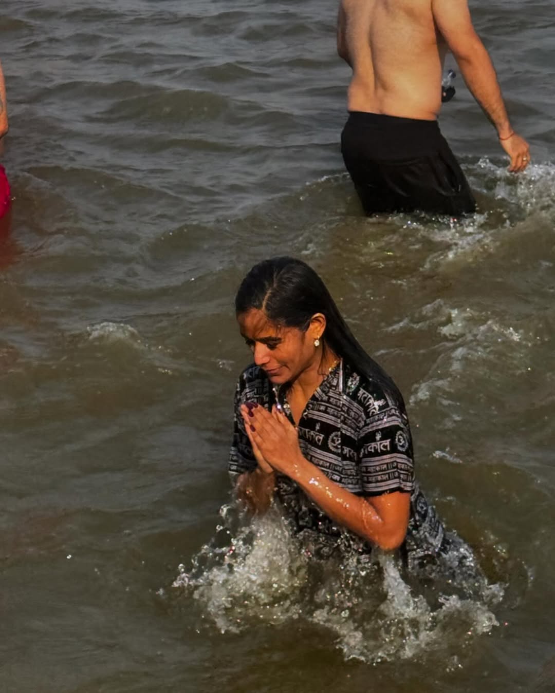 Maha Kumbh Mela 2025: Actress Poonam Pandey Takes Holy Dip In Sangam
