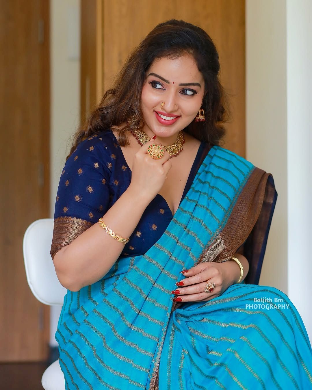 Malavika Menon Saree Photoshoot