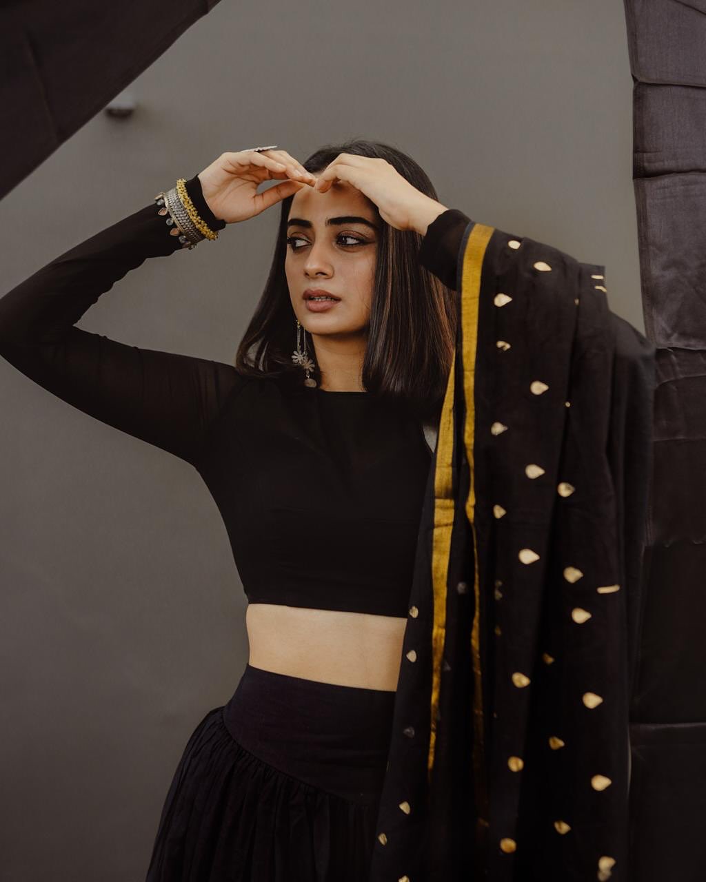 Namitha Pramod's Stunning Classic Black Salwar Photoshoot