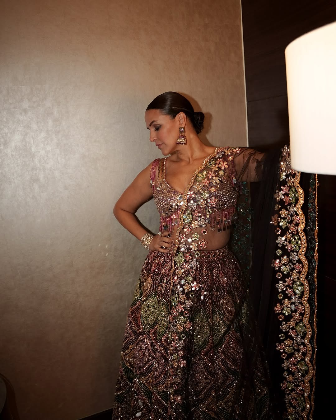 Neha Dhupia Elegant Ethnic Look: A Perfect Blend of Tradition and Modernity