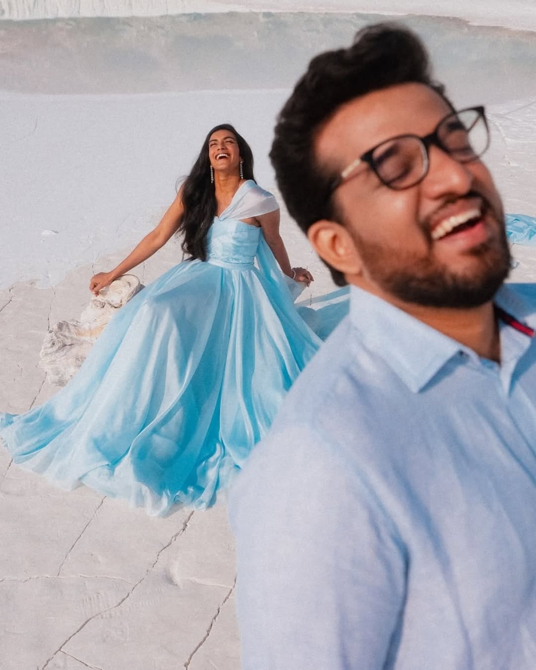 PV Sindhu- Venkata Datta Sai Channel 'Suraj Hua Maddham' Vibes In Latest Post Wedding PICS