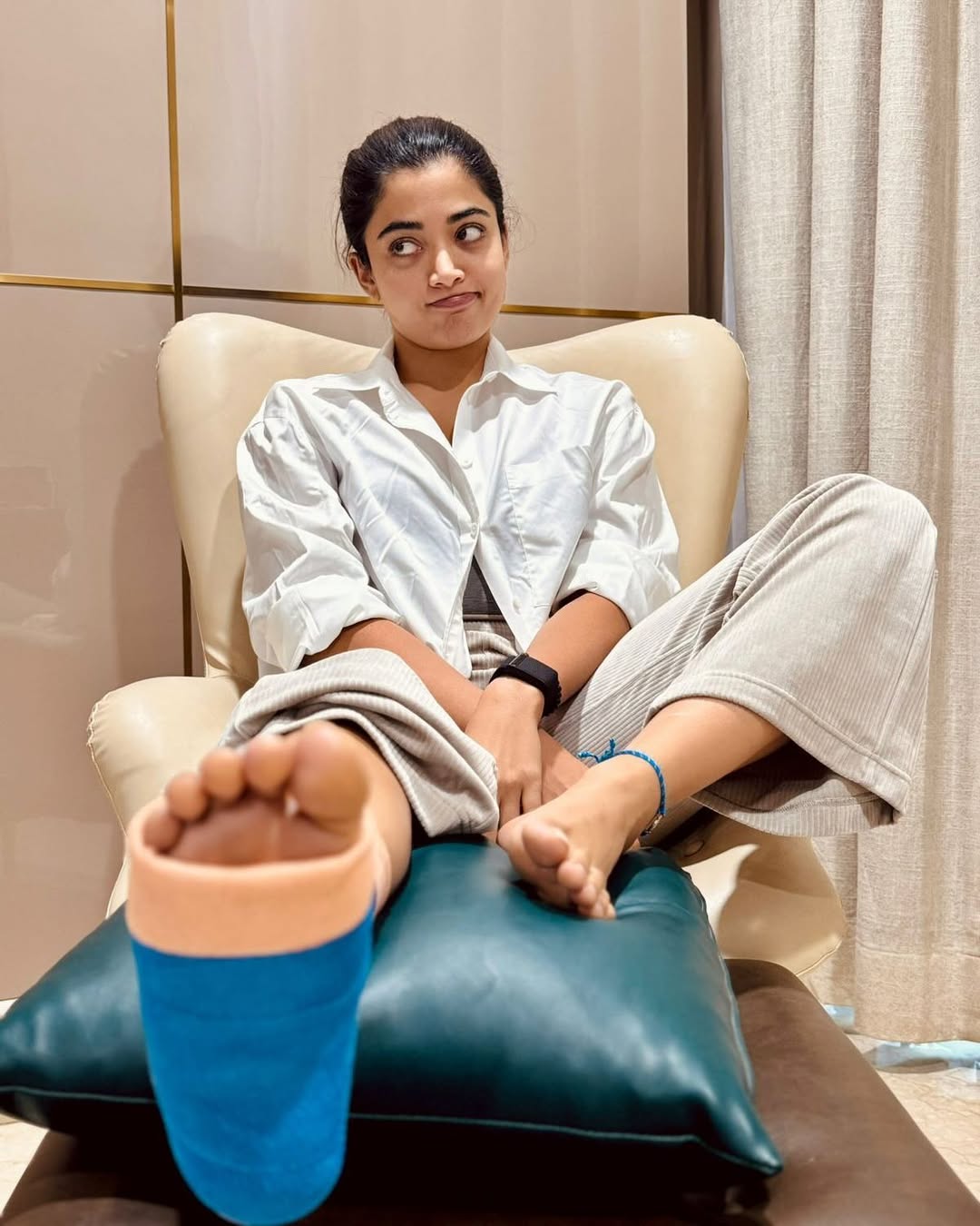 Rashmika Mandanna gets injured, she shares health update, see pics