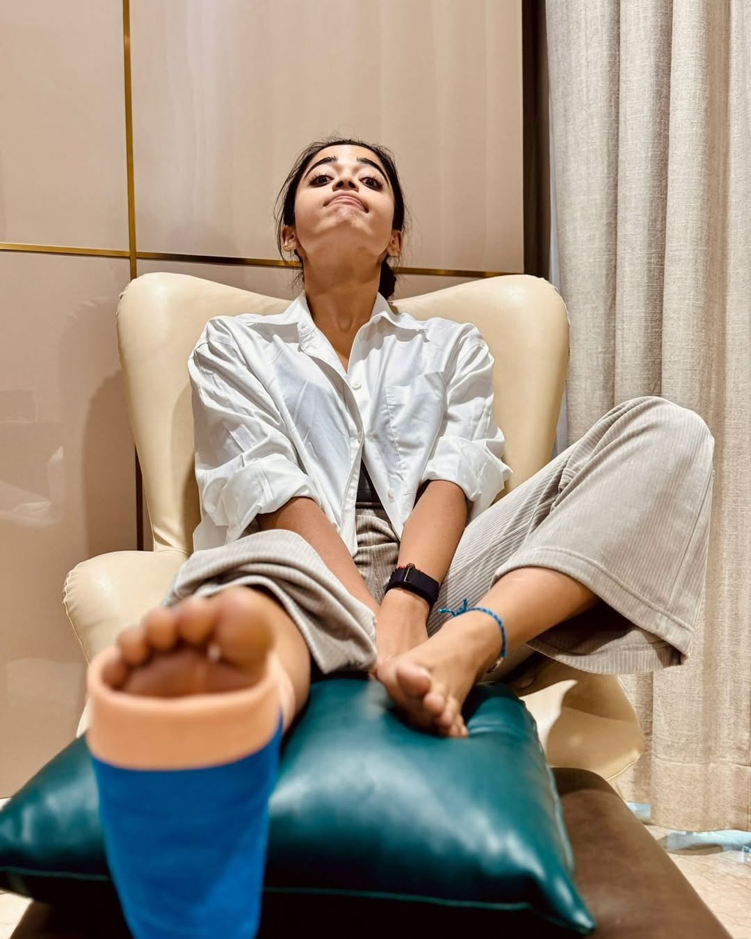 Rashmika Mandanna gets injured, she shares health update, see pics