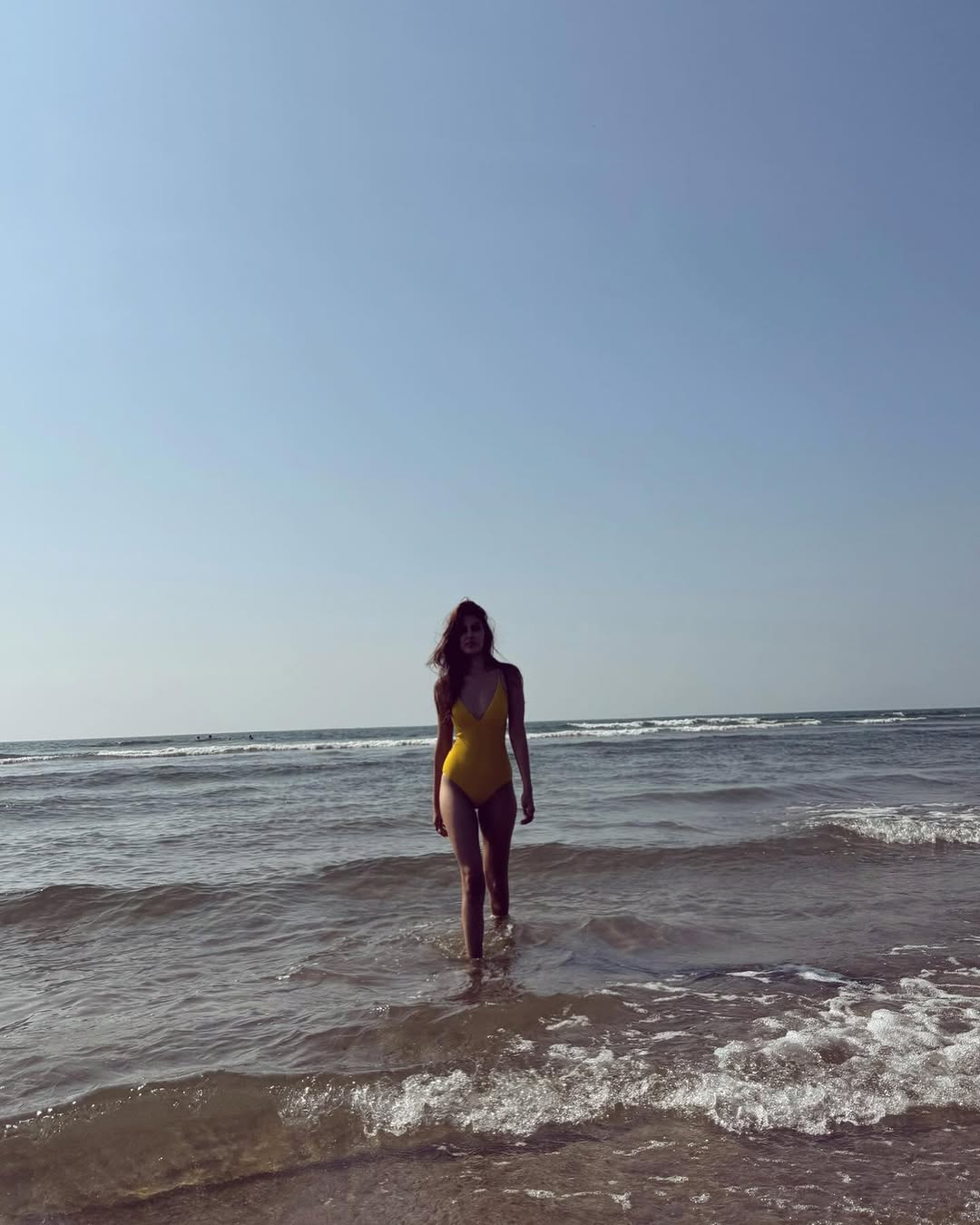 Rhea Chakraborty Sizzles In Yellow Outfit During Beach Vacation