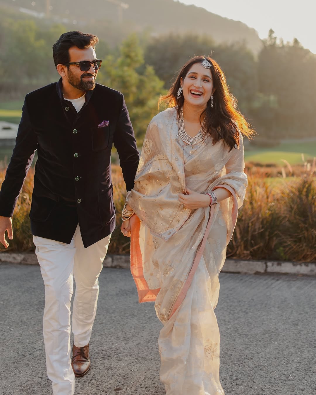 Sagarika Ghatge Khan and Zaheer Khan's Elegant Photoshoot: Timeless Love And Grace