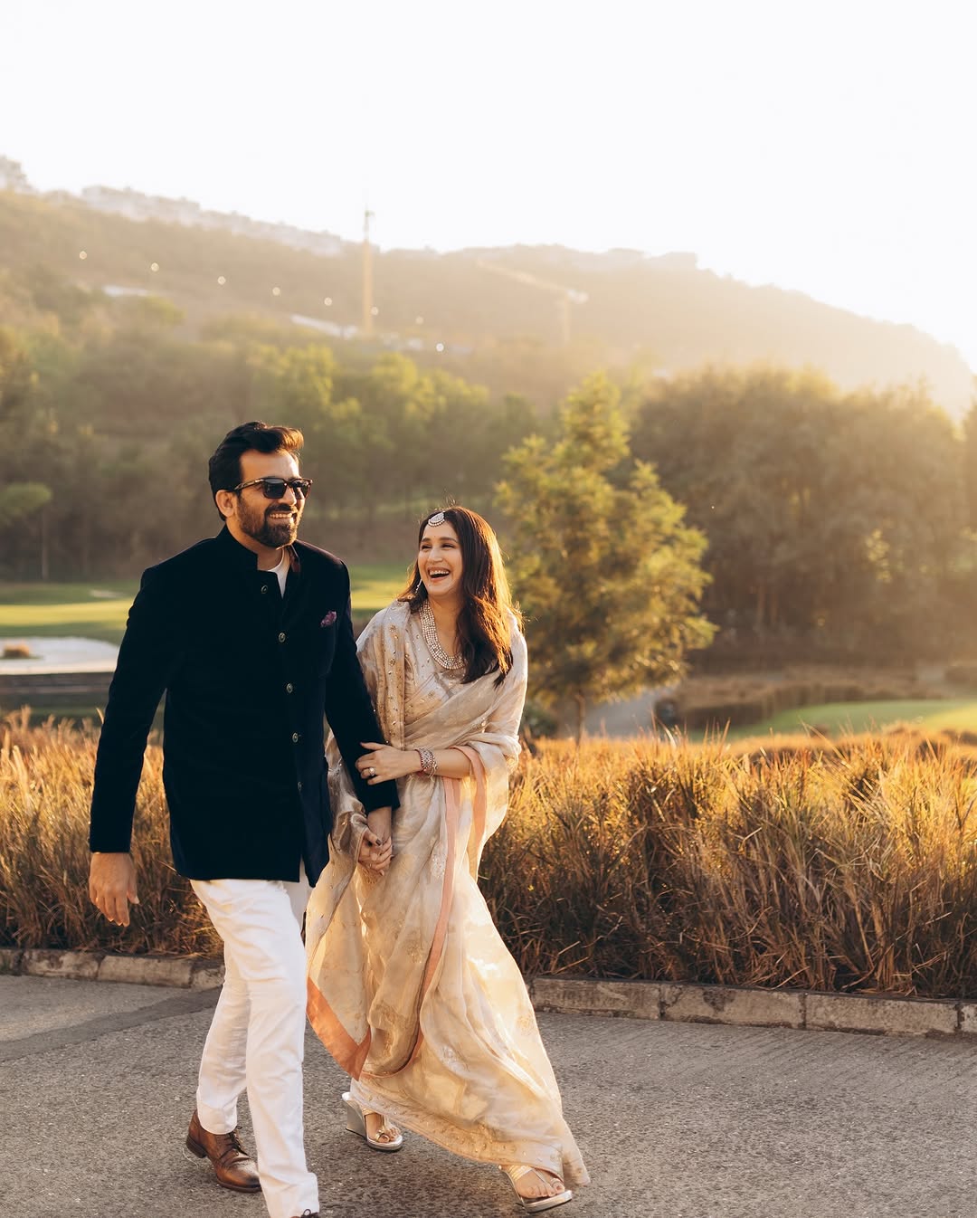 Sagarika Ghatge Khan and Zaheer Khan's Elegant Photoshoot: Timeless Love And Grace