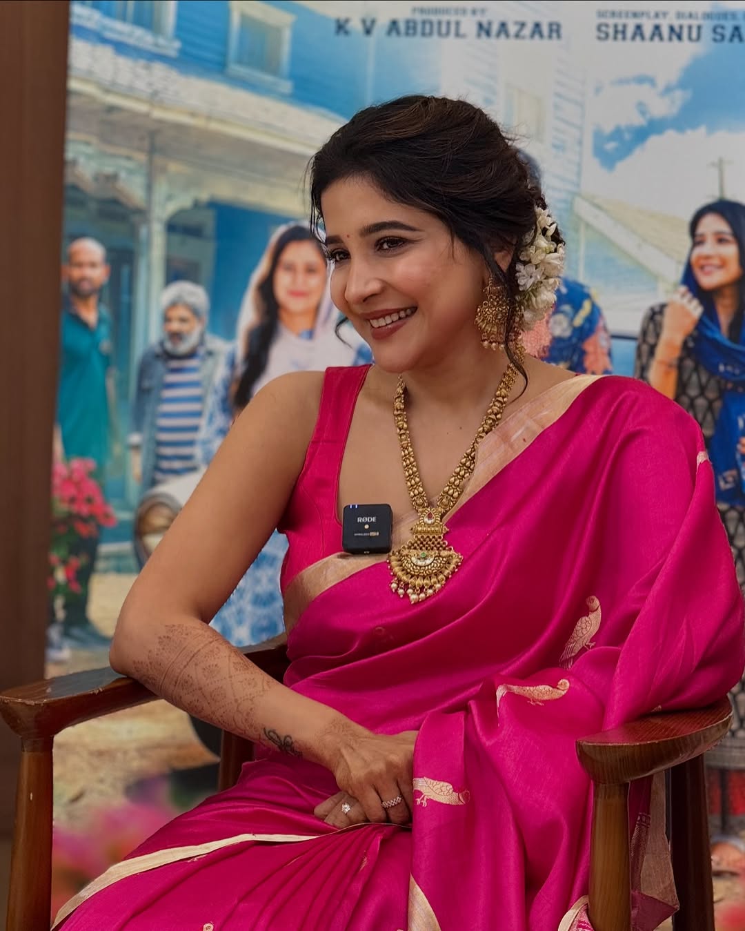 Sakshi Agarwal Promotes Her Upcoming Malayalam Movie 