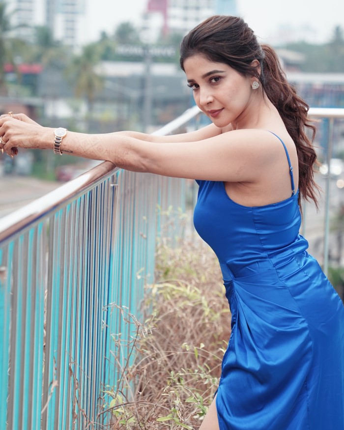 Sakshi Agarwal Shines In Blue For 