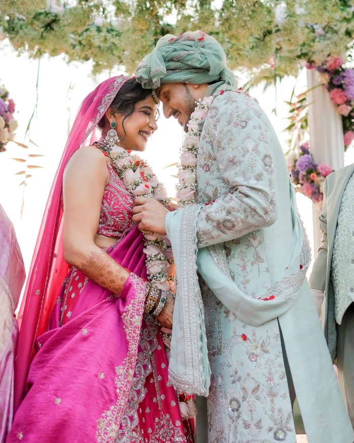 Sakshi's Instagram posts showcased beautiful moments from the ceremony, with fans and followers showering the newlyweds with congratulations and blessings.