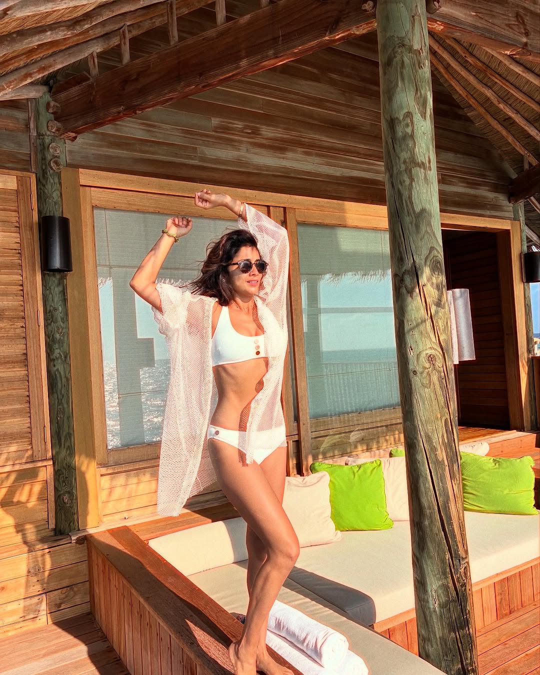 Shriya Saran Enjoys a Family Vacation in the Maldives with Husband Andrei Koscheev and Daughter