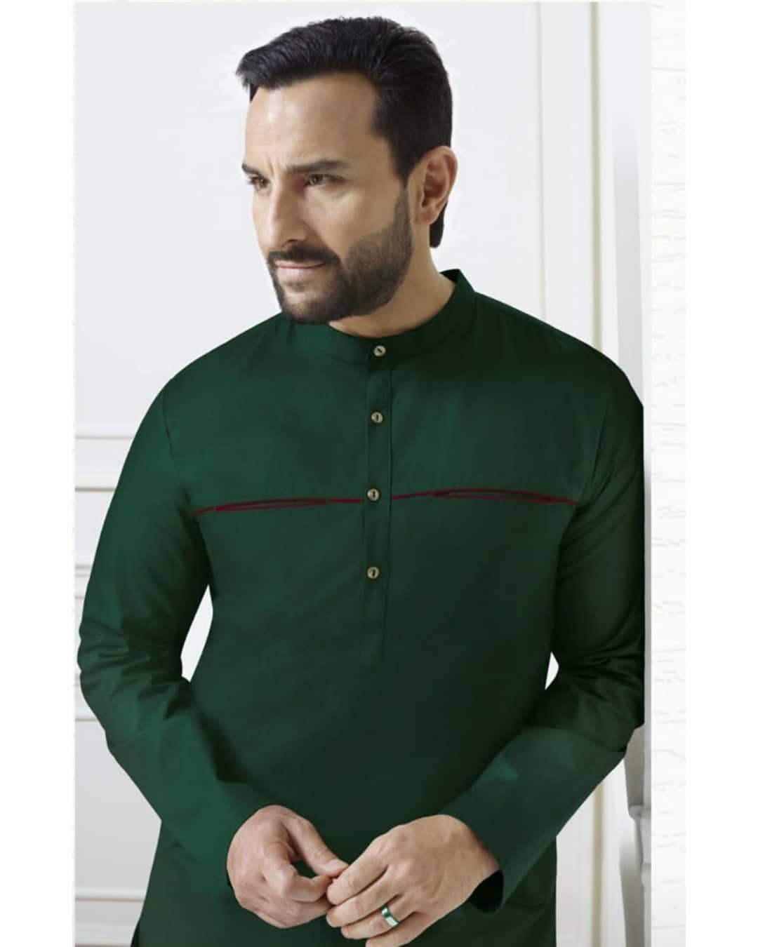 Saif Ali Khan completed his schooling at the prestigious Winchester College in the United Kingdom.