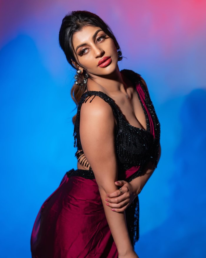 Yashika Aannand's Glamorous Saree Look – A Stunning Blend Of Elegance And Boldness