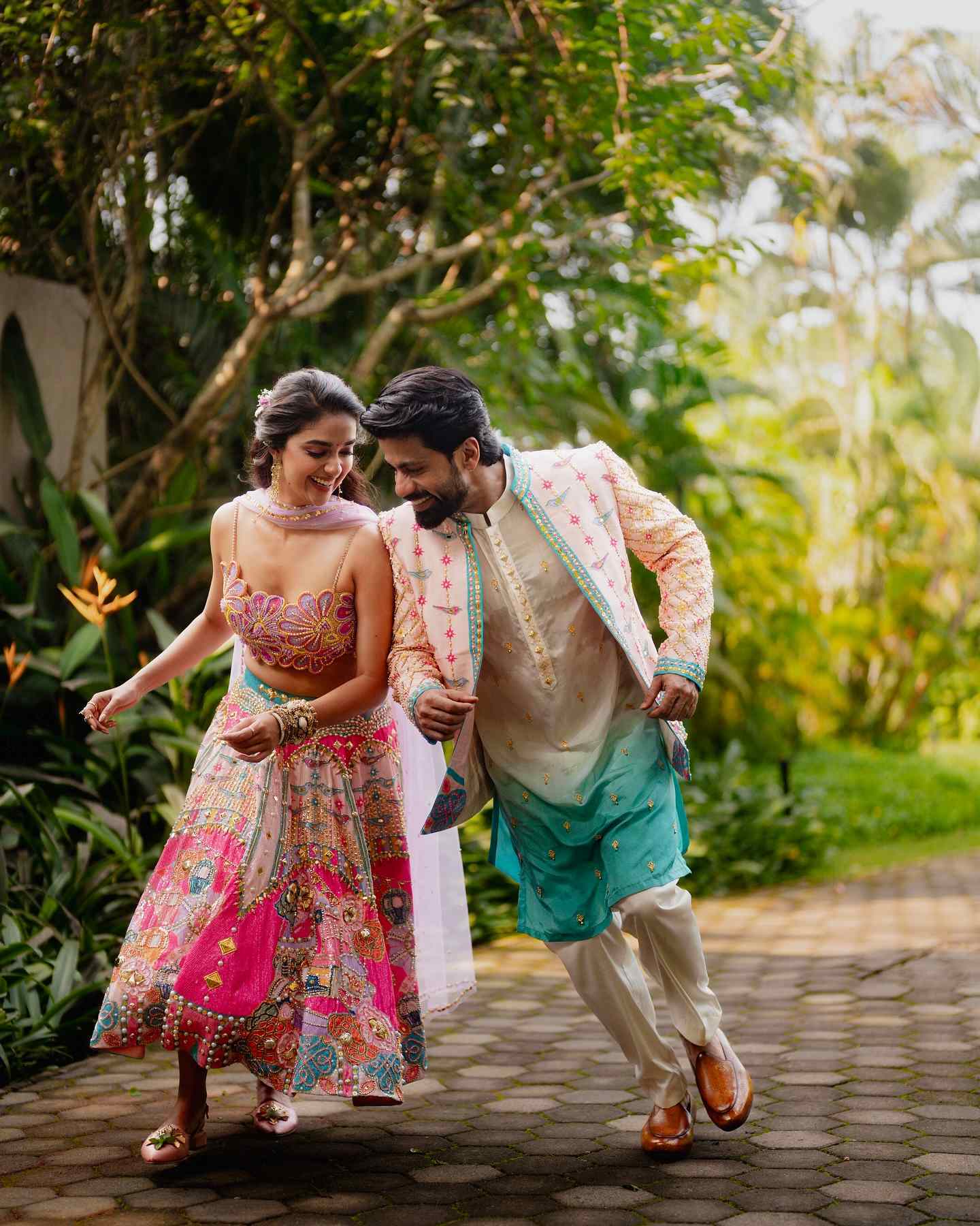 Keerthy Suresh Shared Her Pre Wedding Mehndi Function Photos