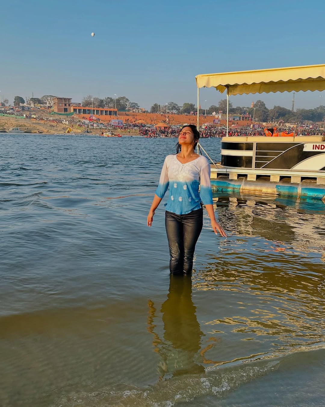 Pranati Rai Prakash attended Mahakumbh