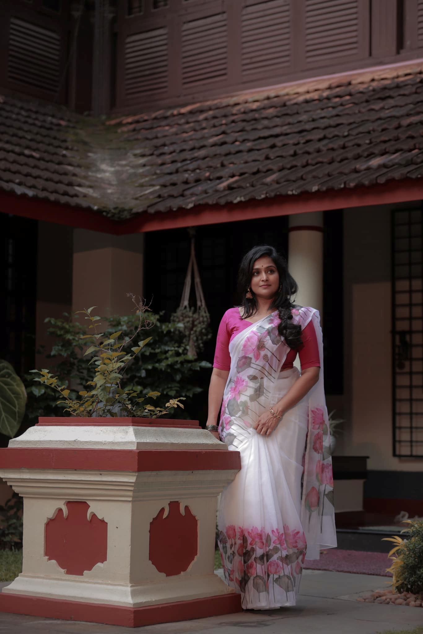 Remya Nambeesan Saree Look Photoshoot