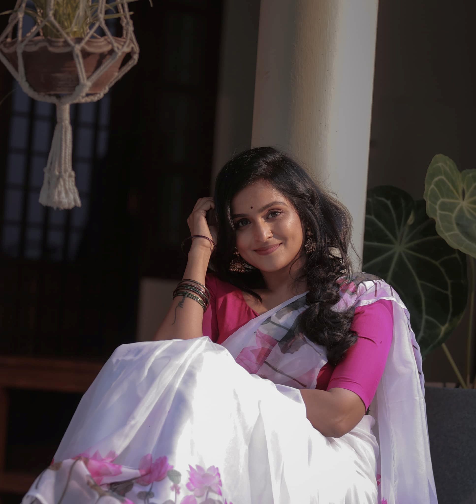 Remya Nambeesan Saree Look Photoshoot