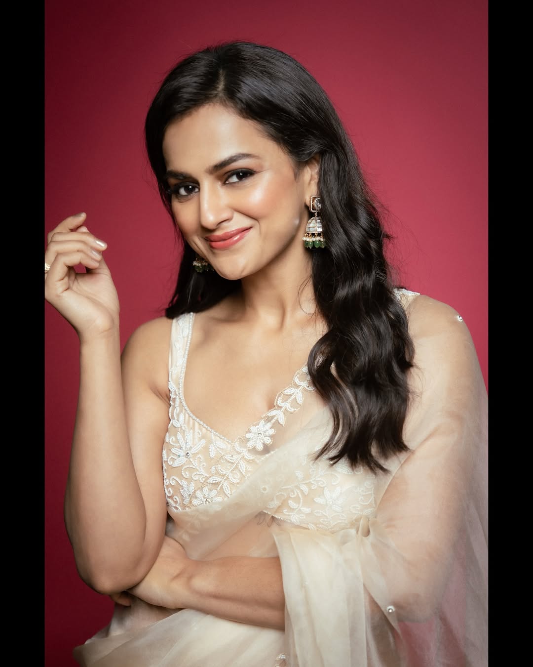Shraddha Srinath Saree Style
