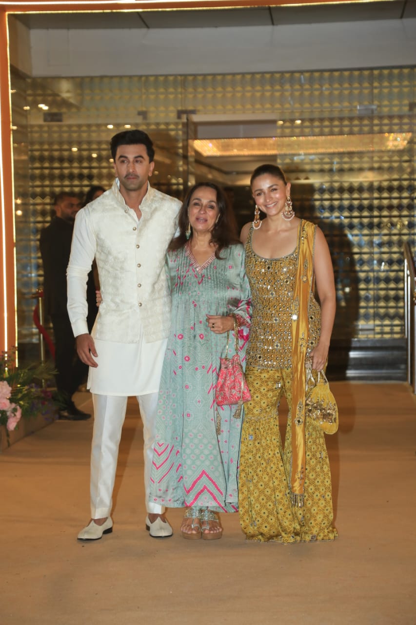 Alia Bhatt And Ranbir Kapoor At Aadar Jain And Alekha Advani's Mehendi Ceremony