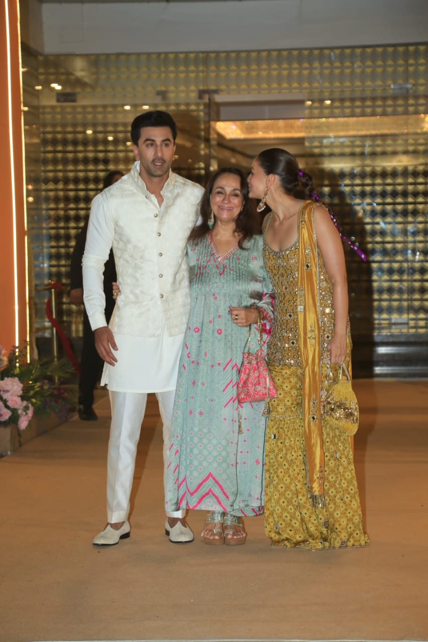 Alia Bhatt And Ranbir Kapoor At Aadar Jain And Alekha Advani's Mehendi Ceremony