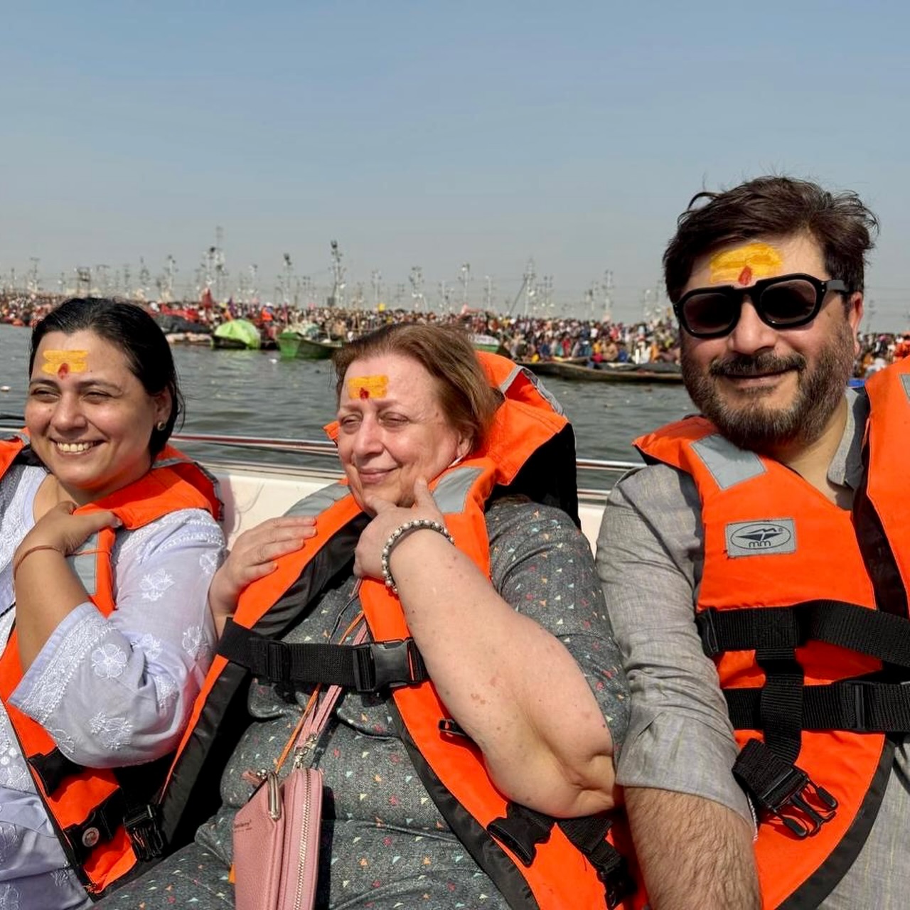 Sonali Bendre in Maha Kumbh Mela