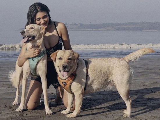 Shalini Pandey with AJ and Bir