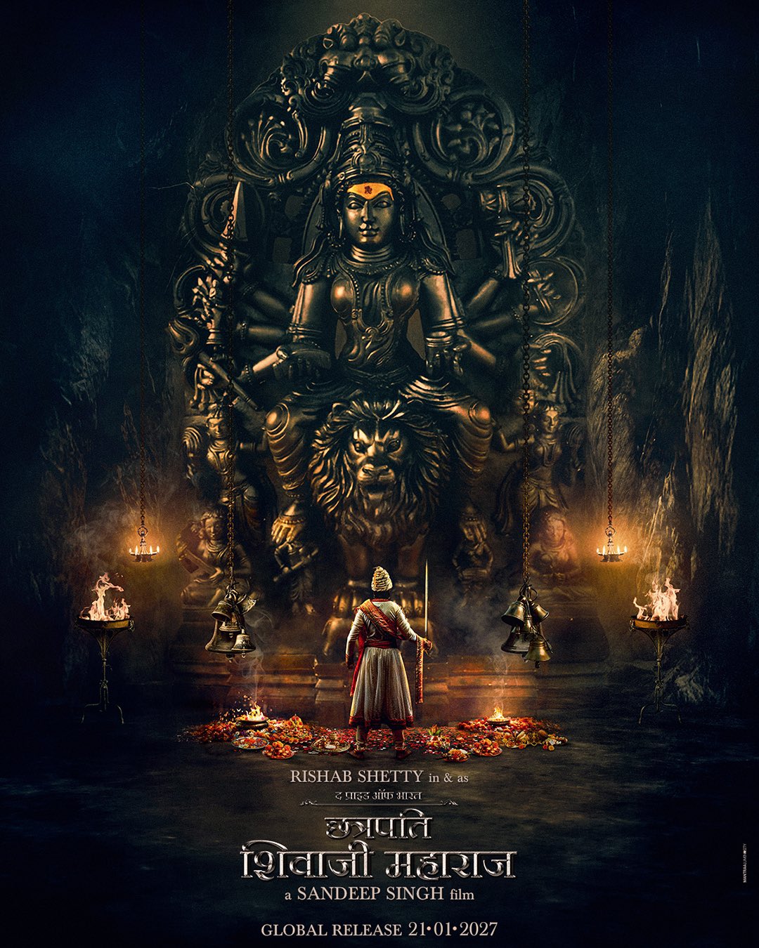 Chhatrapati Shivaji Maharaj Jayanti 2025; Rishab Shetty's the pride of bharat poster out