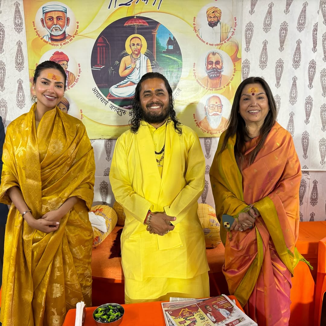 Esha Gupta Embraces Spirituality with a Holy Dip at Maha Kumbh, Highlights Deep Connection