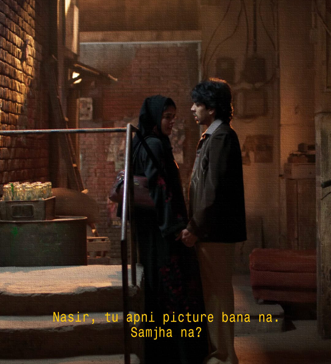 Nasir, tu apni picture bana na. Samjha na?