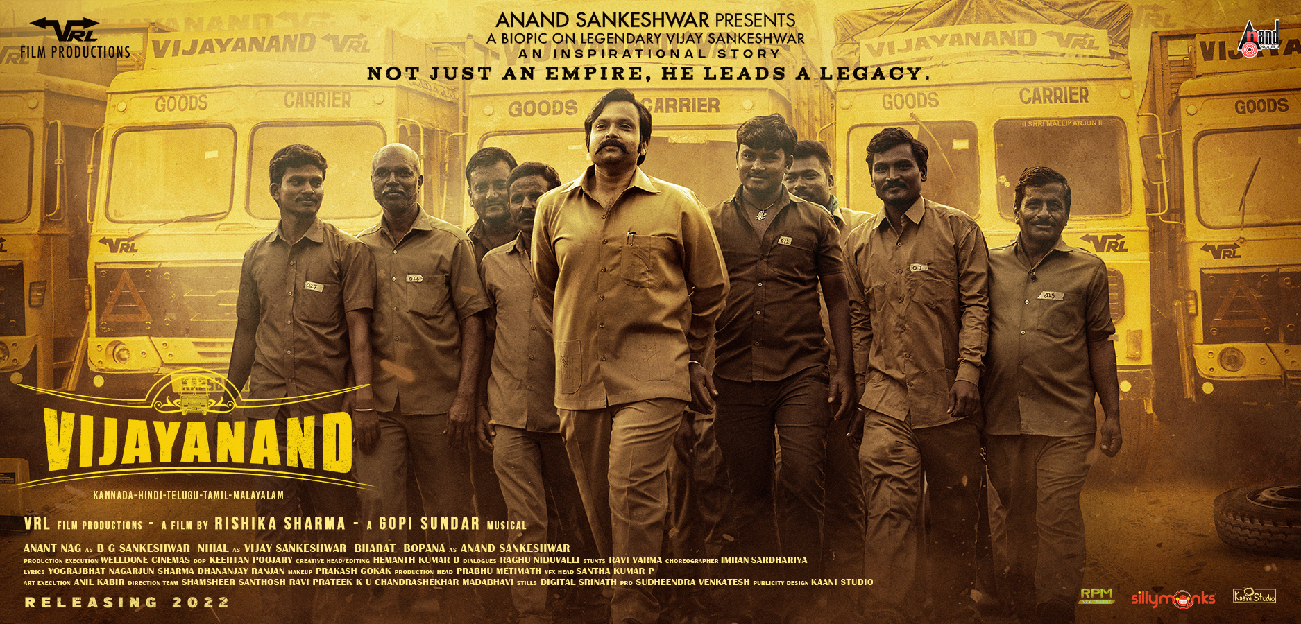 Kannada OTT Release This Week: Vijayanand Movie Releasing on Namma Flix, Don't Miss This Biographical Drama