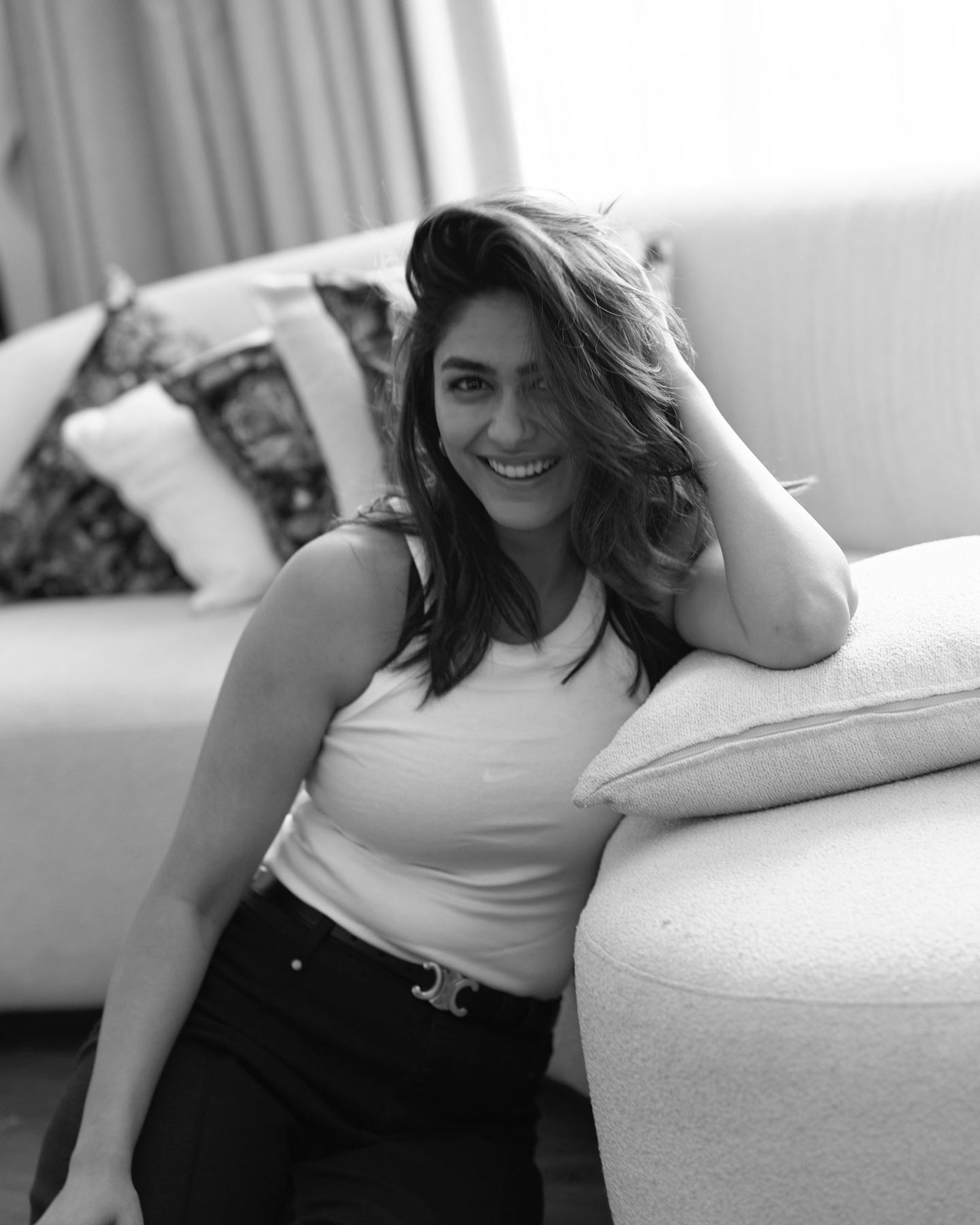 Mrunal Thakur's Stunning Black And White Photoshoot