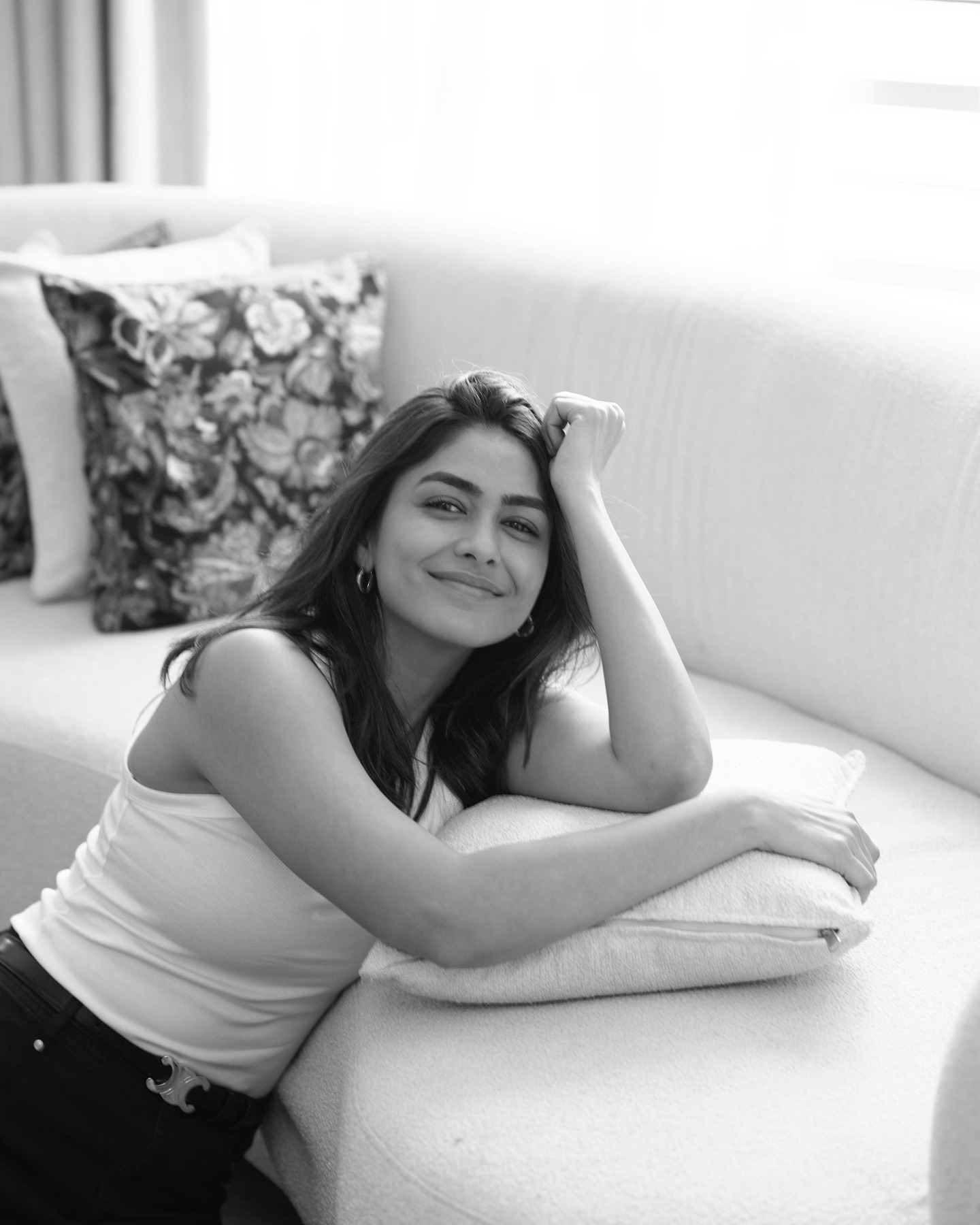 Mrunal Thakur's Stunning Black And White Photoshoot