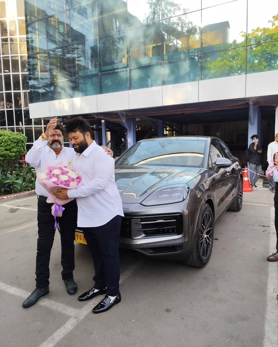 Nandamuri Balakrishna Gifted Thaman S With A Grand Porsche