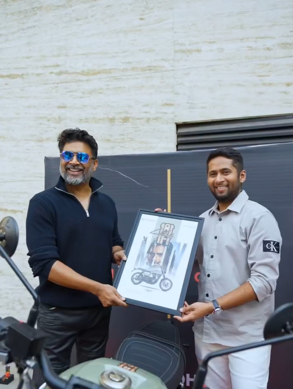 R. Madhavan Becomes First Indian to Own Brixton Cromwell 1200 Motorcycle with Personalized Touch