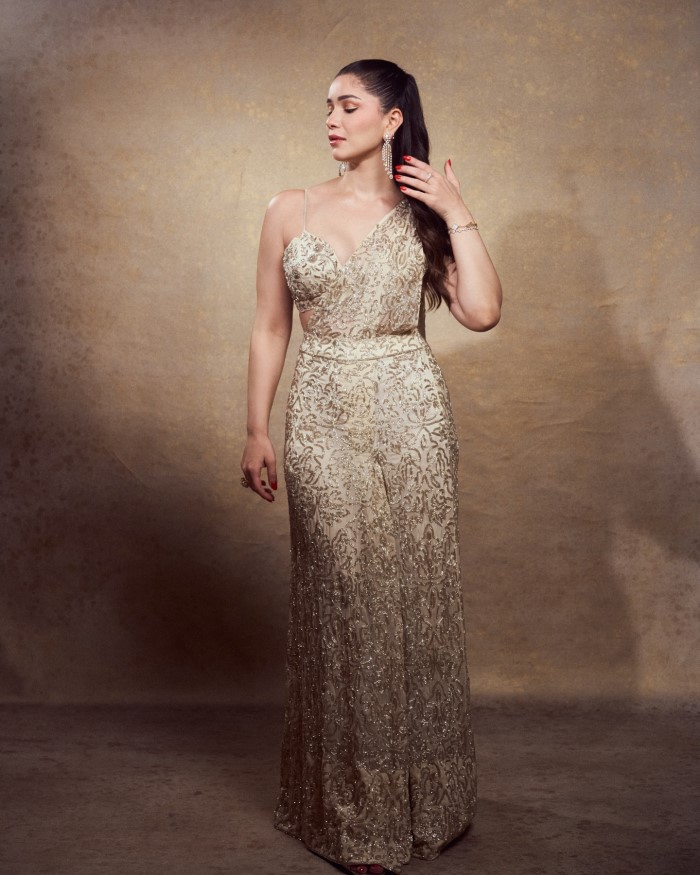 sara dress gold Look 8 – Sara Safa main image 0