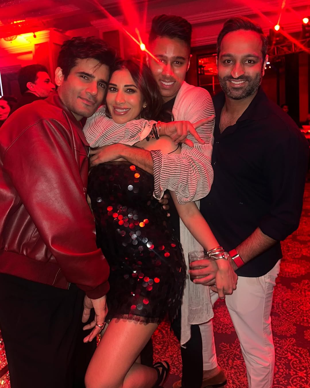 Sophie Choudry celebrated her birthday with a grand party, surrounded by her loved ones.