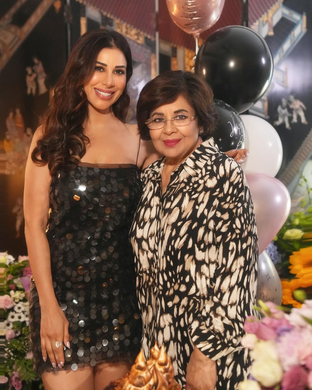 Sophie Choudry celebrated her birthday with a grand party, surrounded by her loved ones.