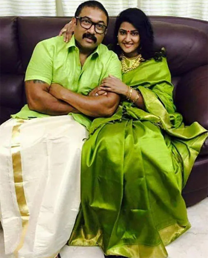 Baburaj and Vani Vishwanath