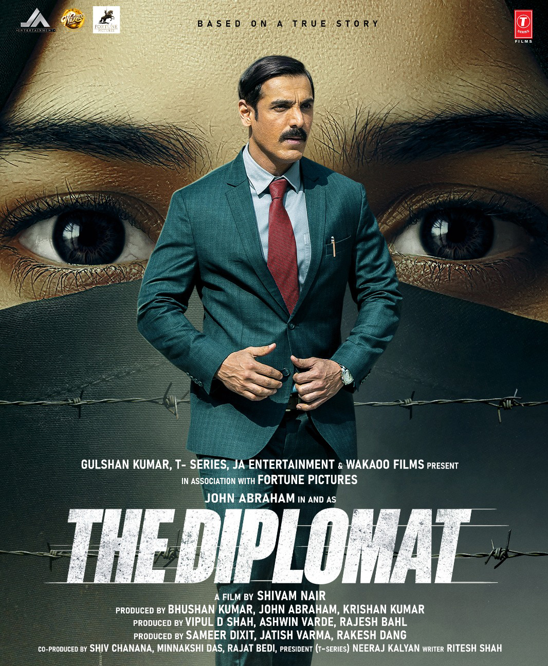 The Diplomat Inspired by true events, the film narrates the story of an Indian diplomat’s quest to bring home a young Indian woman from Pakistan, where she was reportedly deceived and forced into marriage.