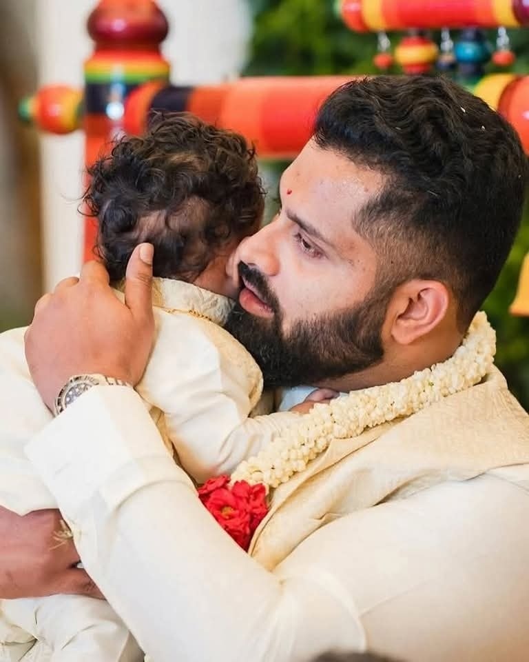 Abhishek Ambareesh And Aviva Bidapa's Son Naming Ceremony Photos