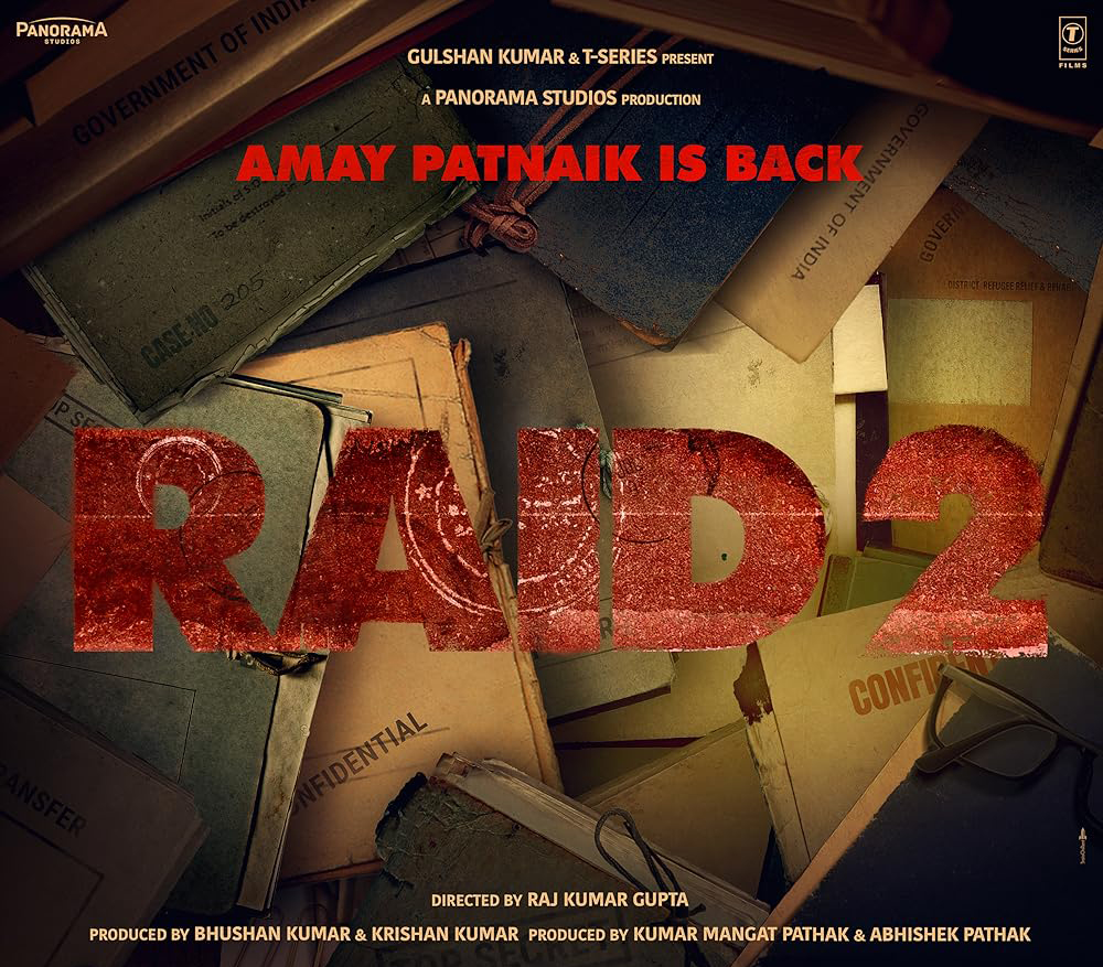 Ajay Devgn returns as Amay Patnaik in Raid 2 is Releasing on 1st May 2025
